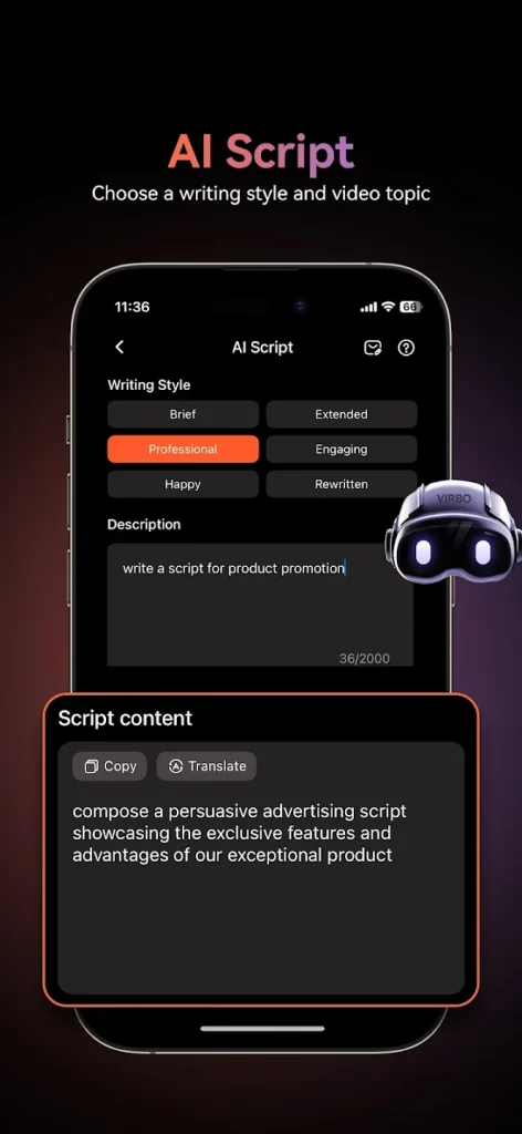 Virbo AI Video Mod 
